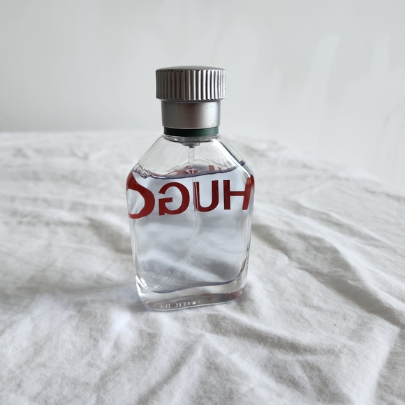 Hugo Boss Hugo Bottle Cologne - Clear with Red Logo - Picture 2 of 4